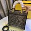 FENDI Sunshine jacquard FF sequins shopper / Fendi Tote bag 25cm พร้อมส่ง กระเป๋าสะพายทรงโท้ท ปักเลื่อมแวววาว รุ่นใหม่ สวยหรู **สินค้าเกรดออริจินอล 1:1 สลับแท้