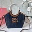 MIU MIU IVY CANVAS BAG / MIU MIU TOTE IVY MINI กระเป๋าถือหรือสะพายข้างทรงโท้ท รูปทรงทันสมัยน่ารัก สวยหรูมากๆคะ