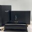 หนังแท้ YSL SAINT LAURENT SUNSET MEDIUM IN SMOOTH LEATHER SHOULDER BAG - BLACK