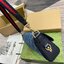GUCCI LUCE SMALL SHOULDER BAG Blue GG denim leather trim กระเป๋าสะพายไหล่เดนิม เกรดออริ ท็อป สลับแท้ 1:1 เกรดดีสุด ใช้งานต่างประเทศได้