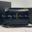 หนังแท้ YSL SAINT LAURENT SUNSET MEDIUM IN SMOOTH LEATHER SHOULDER BAG - BLACK