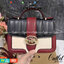 COACH SMALL GEORGIE TOP HANDLE IN BLOCKED SIGNATURE CANVAS ((6504//0468//6192//6015)) compact body portable shoulder bag 🌈ห้ามพลาด รุ่นแนะนำค่าา! พร้อมส่งทันที! กระเป๋าหิ้ว//สะพายข้างได้ วัสดุหนังแท้ 🔺หนึ่งใบทำลายหนังผสมกัน3แบบได้ลงตัวสวยง