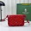 10 สี ORI หนังแท้ | GOYARD Plumet pouch-wallet กระเป๋าสะพายใบเล็กกะทัดรัด ดีไซน์กระเป๋าสตางค์ Plumet ดีไซน์มาพร้อมช่องใส่เหรียญ ธนบัตร และบัตรต่างๆ สามารถสะพายไหล่เป็นกระเป๋าสะพายข้างได้เหมือนกระเป๋าใบเล็ก