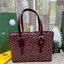7 สี ORI หนังแท้ | GOYARD Goyardine Sac Marie Galante 35cm / Goyard Tote Bag กระเป๋าสะพายทรงโท้ท พร้อมหูจับใช้งานง่าย ภายในโล่งกว้าง หรูหราลงตัว