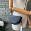 ของแท้ 💯% Calvin Klein Monogram Crossbody Bag กระเป๋าสะพายทรงครอสบอดี้ กระเป๋าคลัทช์ ทรงครึ่งวงกลม ขนาดน่ารัก ลายโมโนแกรมรอบใบ