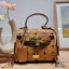 M.C.M MINI HERITAGE SATCHEL IN VISETOS **รอบราคาพิเศษต่ำกว่าทุน** รุ่นหายาก กลับมาให้จับจองกันแล้วจ้า กระเป๋าถือ/สะพายทรงสวยสุดแซ่บ มีดีเทลความงามมากมายในหนึ่งเดียว ความพิเศษคือตัวล็อคกุญแจและพวงหนังห้อยสุดหรู