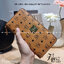 M.C.M ZIP AROUND WALLET WITH LOGO IN VISETOS ดีไซน์ใหม่ล่าสุด กระเป๋าสตางค์ซิปรอบ ไซส์ large คลาสสิค รอบนี้ดีไซน์ใหม่ โลโก้โดดเด่น สุดหรู