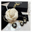 ซื้อ1ได้ถึง2ชิ้น ในเซ็ตเดียว CHANEL JEWELRY SET / Chanel earrings / Chanel necklace โทนดำ ชุดเครื่องประดับครบชุด สุดอลังการ