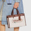 COACH Field Tote 30 in Canvas & Leather LIMITED EDITION COACH X HBC COLLECTION
