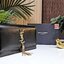 VIP 】YVES SAINT LAURENT YSL BAG VIP GIFT WITH PURCHASE GWP พรีเมี่ยมกิ้ฟ Limited จาก YSL DUTY FREE COUNTER ดีไซน์ทรงสี่เหลี่ยมหนังเรียบสวยอยู่ทรงเปิดปิดด้วยฝาปิดกระดุมด้านหน้าประดับโลโก้แบรนด์อะไหล่ทองพร้อมโซ่ห้อยฟรุ้งฟริ้ง ภายในโล่งสามารถใส่มือถือ กระเป๋