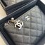 CHANEL MINI WALLET CAVEAR งานหนังแท้คาเวียร์สวยหรู ใช้งาน ตทป ได้ กระเป๋าใส่การ์ดหรือใส่แบงค์ รุ่นใหม่ที่สามารถใส่การ์ดได้เยอะ งานสวยมากค่ะ
