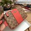 ของแท้ COACH SMALL WRISTLET IN COLORBLOCK SIGNATURE ((32445)) ✔️กระเป๋าคล้องมือ วัสดหนัง pvc อย่างดี ลายซิกเนเจอร์