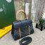 10 สี ORI หนังแท้ | GOYARD Saïgon Souple Mini Bag 20cm กระเป๋าถือ/สะพายดีไซน์หูจับไม้เป็นเอกลักษณ์ที่สวยหรูหราสง่างาม