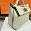 HERMES Hermes 24/24 Mini bag 20cm กระเป๋าถือ/สะพายแบรนด์หรู เอกลักษณ์ของความสง่างาม เกรดออริ สลับแท้ 1:1 ใช้งานต่างประเทศได้