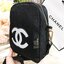 Chanel Shoulder Bag Gift With Purchase (GWP) กระเป๋าสะพายพรีเมี่ยมเเท้จาก Chanel Cosmetic Counter วัสดุ Nylon&Polyester 100% สีดำด้านหน้าประดับโลโก้แบรนด์สีขาววิ้งๆสวยหรูดูดี เปิดปิดด้วยซิป หัวซิปแบรนด์อะไหล่ทอง ซับในสกรีนโลโก้ ภายในมี1ช่องซิป กว้างและจุส