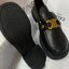 หนังแท้ CELINE LOAFER TRIOMPHE BLACK CALFSKIN LINING / Celine Shoes ภาพสินค้าถ่ายจากงานขายจริง ใช้งานต่างประเทศได้