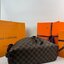 ORI หนังแท้ | LV Odyssee bag Damier Canvas กระเป๋าสะพายดีไซน์ใหม่ คอลเลกชันประจำฤดูกาล Pre-Fall 2025 ออกแบบมาเพื่อเชิดชูมรดกล้ำค่าที่สืบทอดจากรุ่นสู่รุ่น ดีไซน์ทันสมัยใช้งานได้ทุกวัน