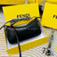 FENDI Simply Mini FF jacquard fabric bag กระเป๋าสะพายไซส์เล็ก กึ่งคลัทช์ มาพร้อมสายสะพายยาว จะถือใบเดี่ยวหรือสะพายข้าง ก็สวยเก๋ ไม่ซ้ำใคร