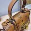 M.C.M MINI HERITAGE SATCHEL IN VISETOS **รอบราคาพิเศษต่ำกว่าทุน** รุ่นหายาก กลับมาให้จับจองกันแล้วจ้า กระเป๋าถือ/สะพายทรงสวยสุดแซ่บ มีดีเทลความงามมากมายในหนึ่งเดียว ความพิเศษคือตัวล็อคกุญแจและพวงหนังห้อยสุดหรู