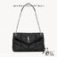 YSL puffer small in nappa leather Bag กระเป๋าสะพายทรงสวยสุดหรู รุ่นยอดนิยม ทรงสวย ใช้ได้บ่อยไม่มีเบื่อ ดีไซน์เรียบหรู ออกแบบมาให้ใช้งานได้สะดวกด้วยกระดุมแม่เหล็ก พับทรงเข้ารูป