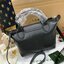 ของแท้ 100% Longchamp LE PLIAGE CUIR TOP HANDLE BAG Color: Black,Orange,Sienna, Navy,Nordic,Grey,Lichen