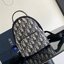TOP ORI | DIOR Kids' Mini Rider Backpack Oblique Jacquard กระเป๋าเป้ไซส์มินิ งานหนังแท้ เกรดดีสุด ทอลายแบรนด์ด้วยผ้าแจ็คการ์ดเนื้อแน่นอย่างดี