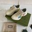 GUCCI RHYTON GLITTER GUCCI LEATHER SNEAKER