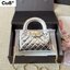 CHANEL 23K Kelly Mini Handbag Metallic Color กระเป๋าสะพายทรงสวยเรียบหรู สีใหม่เมทัลลิกเงางาม ผสมผสานดีไซน์วินเทจสง่างามทันสมัย ใช้งานได้หลากหลายโอกาส คอลเลคชั่นสุดฮอต กระเป๋าถือ/สะพายข้าง คงเอกลักษณ์ ให้ความเป็นผู้ดีในตัว สวยงาม