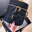 YSL 80'S VANITY BAG IN CARRÉ-QUILTED GRAIN DE POUDRE EMBOSSED LEATHER