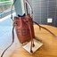 FENDI Mon Tresor Mini Leather Bucket Bag / FENDI Bucket Bag พร้อมส่ง กระเป๋าถือหรือสะพายข้างทรงบัคเก็ต ทรงขนมจีบ ลายแบรนด์ อะไหล่ทองหรูหรา