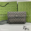 GUCCI OPHIDIA GG SMALL BELT BAG GRAY กระเป๋าคาดเอวสีเทา หนังแท้ผสมแคนวาส เกรดออริจินอล 1:1 สลับแท้ ใช้งานต่างประเทศได้