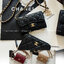 CHANEL mini wallet on chain crossbody กระเป๋าสตางค์พร้อมสายโซ่ หนังแท้ เกรดออริจินอล 1:1 สลับแท้