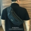 New Must Have Now อีกหนึ่งรุ่น Prada เหมาะกับท่านชาย เป็นอย่างยิ่ง กับกระเป๋าคาดอก / คาดเอว ทรงสวย จากงานพรีเมี่ยมกิ้ฟจากแบรนด์ PRADA ทรงฮิต วัสดุผ้า NYLON คุณภาพดี กันน้ำ100% ใส่ของได้หลากหลาย ตัวกระเป๋าอะไหล่สีเงิน ตัวล้อคปั้มจมแบรนด์สุดหรู ด้านมาพร้อมซ