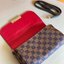 VIP 】หนังแท้ LOUIS VUITTON Monogram Favorite PM Multicolor Damier Ebene Canvas Cross Body Bag