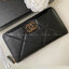 พรีเมี่ยมกิ๊ฟแท้ 100% 】CHANEL WALLET ZIP หนังแท้ กระเป๋าสตางค์ใบยาวซิปรอบ แนะนำรุ่นนี้ค่ะ งานพรีเมี่ยมกิ้ฟท์จากเค้าเตอร์ต่างประเทศ หนังสัมผัสเรียบ จากแบรนด์ CHANEL (GWP) ด้านหน้ามีโลโก้แบรนด์ CC โซ่ทองหรู