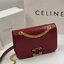 CELINE Classique Triomphe Bag in shiny / CELINE TRIOMPHE WITH CHAIN กระเป๋าสะพายทรงกล่องคล้าย Classic Box แต่มีรุ่นใหม่ออกแบบโลโก้สะดุดตาวินเทจ ด้วยดีไซน์ที่ดูโฉบเฉี่ยว