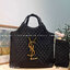 YSL ICARE MAXI SHOPPING BAG / YSL tote bag กระเป๋าใบใหญ่ทรงโท้ท รุ่นผ้ากำมะหยี่ เกรดออริ 1:1