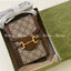 Gucci Horsebit 1955 mini bag / Gucci Phone Bag ออริจินอล รุ่นยอดฮิต ไซส์มินิ ที่ใครๆก็ต้องรู้จัก!! กับกระเป๋าขนาดมินิในรูปแบบผ้าแจ็คการ์ดสีขาวงาช้างและน้ำเงิน ได้รับแรงบันดาลใจมาจากดีไซน์ดั้งเดิม ซึ่งแอคเซสเซอรี่นี้โดดเด่นด้วยรายละเอียดดั้งเดิมที่ทันสมัยโ