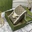 หนังแท้ GUCCI Horsebit phone bag กระเป๋าสะพาย กระเป๋าใส่โทรศัพท์สุดคลาสสิก หนังวัวแท้สีน้ำตาล/สีขาว อะไหล่ทองสวย ดีไซต์สัญลักษณ์วงแหวนตามแบบฉบับแบรนด์ สายสะพายยาวที่สามารถปรับระดับได้ ภาพสินค้าถ่ายจากงานขายจริง ใช้งานต่างประเทศได้ค่ะ