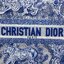 DIOR Book Tote Fluorescent Blue Toile de Jouy Reverse Embroidery เกรดออริจินอล ภาพสินค้าถ่ายจากงานขายจริงใช้งานต่างประเทศได้