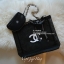 Chanel Shopping Ribbin bag With Chain With + Cosmetic Pouch กระเป๋าสะพายใบใหญ่ทรง Shopping พร้อมกระเป๋าใส่เครื่องสำอางค์ ใบเล็ก จากงานพรีเมี่ยมกิ้ฟของแท้นำเข้าจาก Chanel Perfume Counter ใบใหญ่วัสดุ Nylon โปร่ง **อะไหล่ทอง เปิดปิดด้วยแถบแม่เหล็กซ่อนด้านใน 