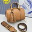 Tory Burch Thea Mini Web Satchel Crossbody Bag / Tory keepall พร้อมส่ง กระเป๋าสะพายทรงหมอนขนาดกลางกำลังน่ารัก เกรดท็อปออริจินอล