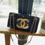 Chanel 24C bag / CHANEL WITH CHAIN / CHANEL Casual Style กระเป๋าสะพายหนังนิ่มลื่นเงาสวย