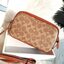 ของแท้ COACH 31542 SADIE CROSSBODY CLUTCH IN COLORBLOCK SIGNATURE CANVAS