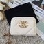 พรีเมี่ยมกิ๊ฟแท้ 100% 】CHANEL SHORT WALLET สีขาวครีม ~~ ครบชุดเซ็ตของขวัญ♡♡ กับ กระเป๋าสตางค์ใบสั้น แนะนำรุ่นนี้คะ งานพรีเมี่ยมกิ้ฟท์จากเค้าเตอร์ต่างประเทศ **ทรงน่ารักกก หนังเรียบ