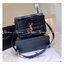 YSL Yves Saint Laurent Black Croc Embossed Leather Satchel Shoulder Bag กระเป๋าสะพายทรงกล่องหนังลายจระเข้ คอลนี้ถือว่าเป็นตัวท๊อปเลยค่า ดาราใช้กันเยอะ ดีไซส์น่าใช้ วัสดุเกรดดี อะไหล่สวยงาม ภายในโล่งมีช่องหลัก และช่องย่อยสามารถใส่มือถือของใช้จุกจิกได้เยอะ 