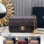 ORI หนังแท้ | Chanel Classic Flap Bag กระเป๋าสะพายรุ่นคลาสสิก สายประดับบอลโลโก้สวยหรูอะไหล่สีทองสวยงาม