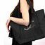 Must Have! Chanel Satin Shopping Bag กระเป๋าสะพายทรง Shopping Bag พรีเมี่ยมกิ้ฟ Limited Edition ของแท้ 100% นำเข้าจาก Chanel Perfume Counter ใบใหญ่วัสดุ SATIN ประดับคริสตัลสีดำโลโก้ CC สุดคลาสสิค ซับใน Polyester 100% เปิดปิดด้วยกระดุมแม่เหล็ก น้ำหนักเบา จ