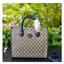 GUCCI Small tote bag with Interlocking G กระเป๋าทรงTOTE ใบใหญ่สุดหรูหรา คลาสสิค จุของได้เยอะ มาพร้อมสายสะพายยาว สามารถถอดเก็บได้ ใช้ได้ทุกโอกาส เป็นอีกรุ่นที่โดดเด่นมากๆ