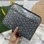 ORI หนังแท้ | Goyard Jouvence MM Toiletry Bag / Goyard Clutch bag กระเป๋าทรงคลัชกะทัดรัด เหมาะสำหรับการเก็บของในแนวตั้งและป้องกันการหกหรือรั่วไหล แคนวาสทำความสะอาดง่าย